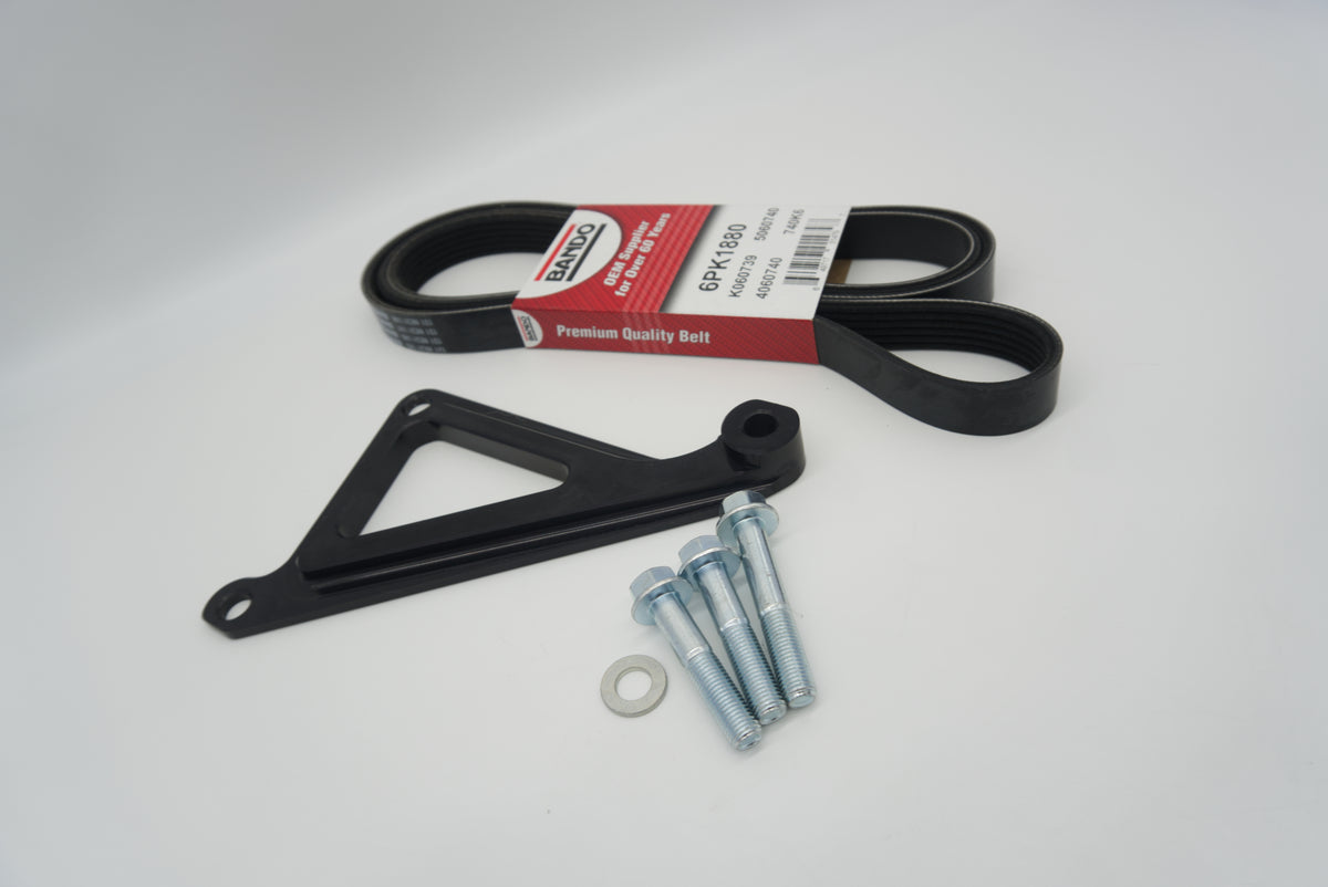 Racetune 2JZ 1JZ AC Delete Bracket Billet Aluminum Fits Supra Soarer Chaser