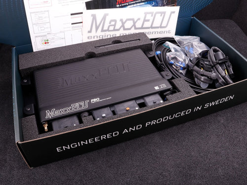 MaxxECU PRO PREMIUM ECU kit with harnesses, accessories and LSU 4.9 sensor