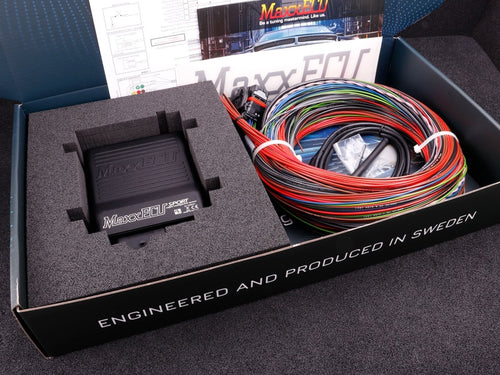 MaxxECU SPORT STANDARD ECU kit with harness and accessories