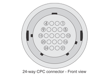 Load image into Gallery viewer, FuelTech 24-way CPC connector diagram