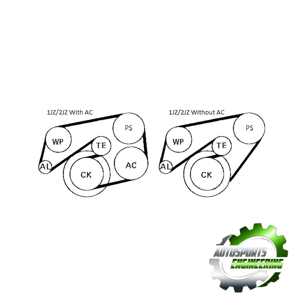 1JZ/2JZ Serpentine Belt Tensioner