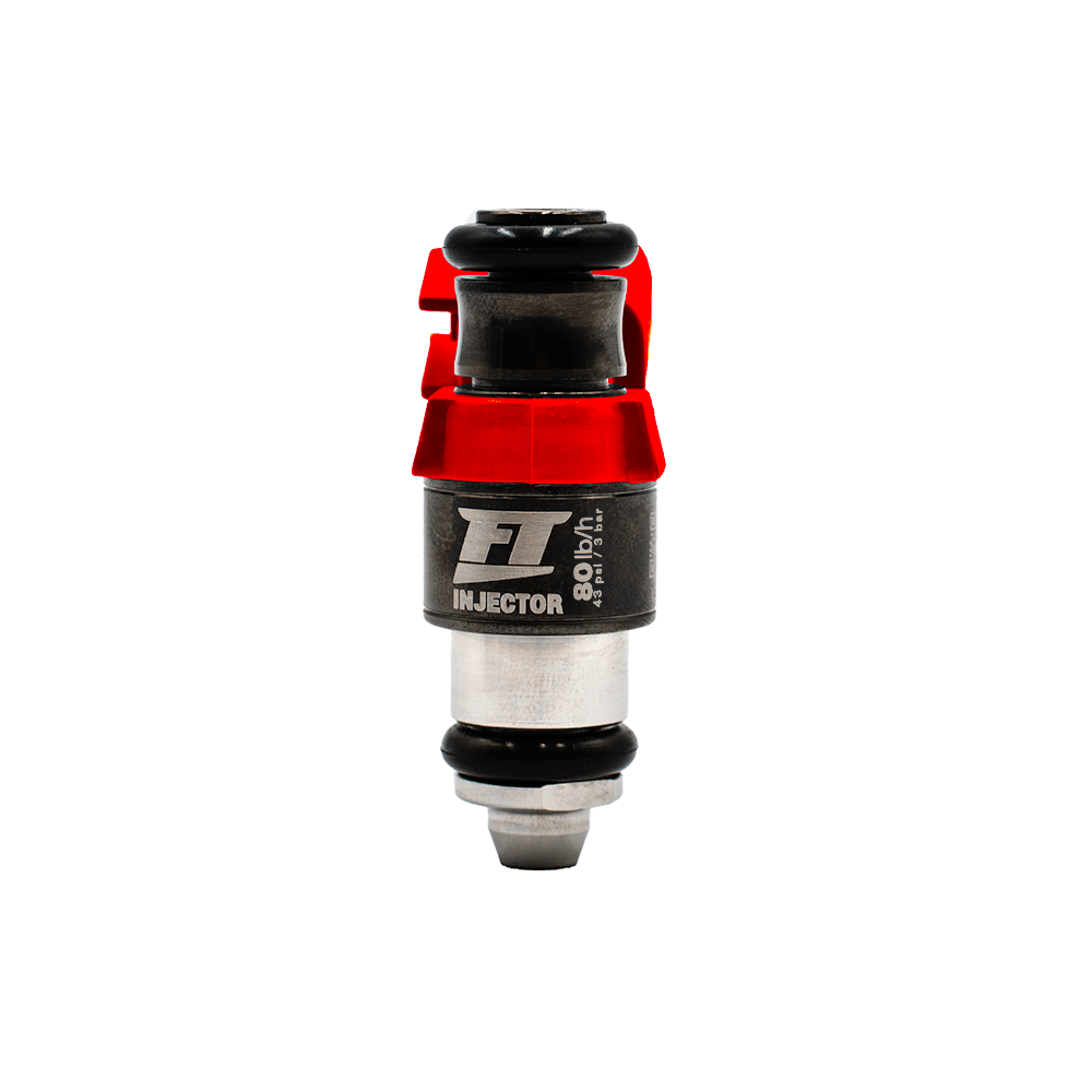 FuelTech 80 lb/h EV6 injector angled view