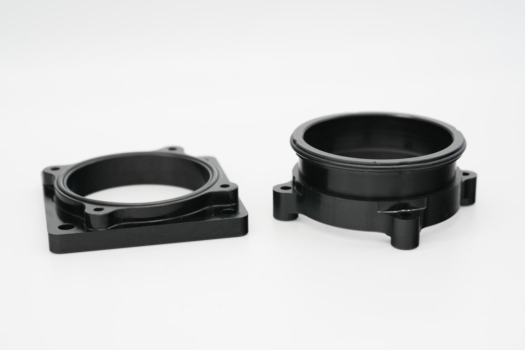 Autosports Engineering Bosch 74MM DBW Vangen & Adapter Flange Combo BLACK