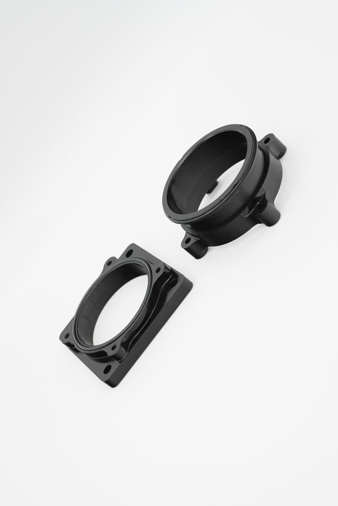 Autosports Engineering Bosch 74MM DBW Vangen & Adapter Flange Combo BLACK