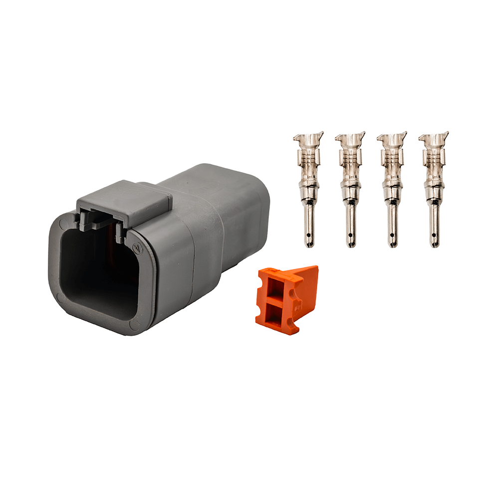 FuelTech DTP 4-way female heavy-duty sealed connector kit