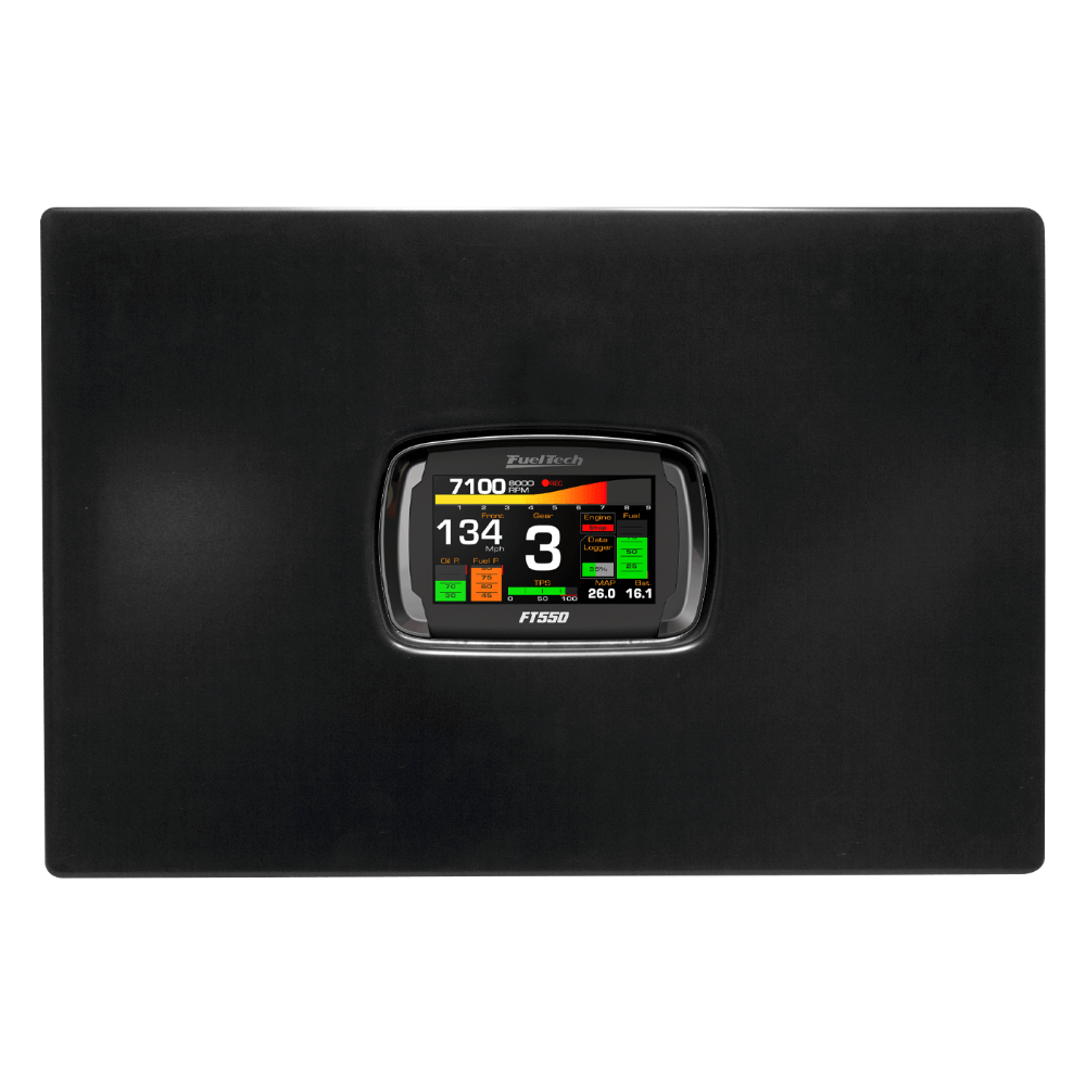 FuelTech FT450/550 dash insert panel rear view