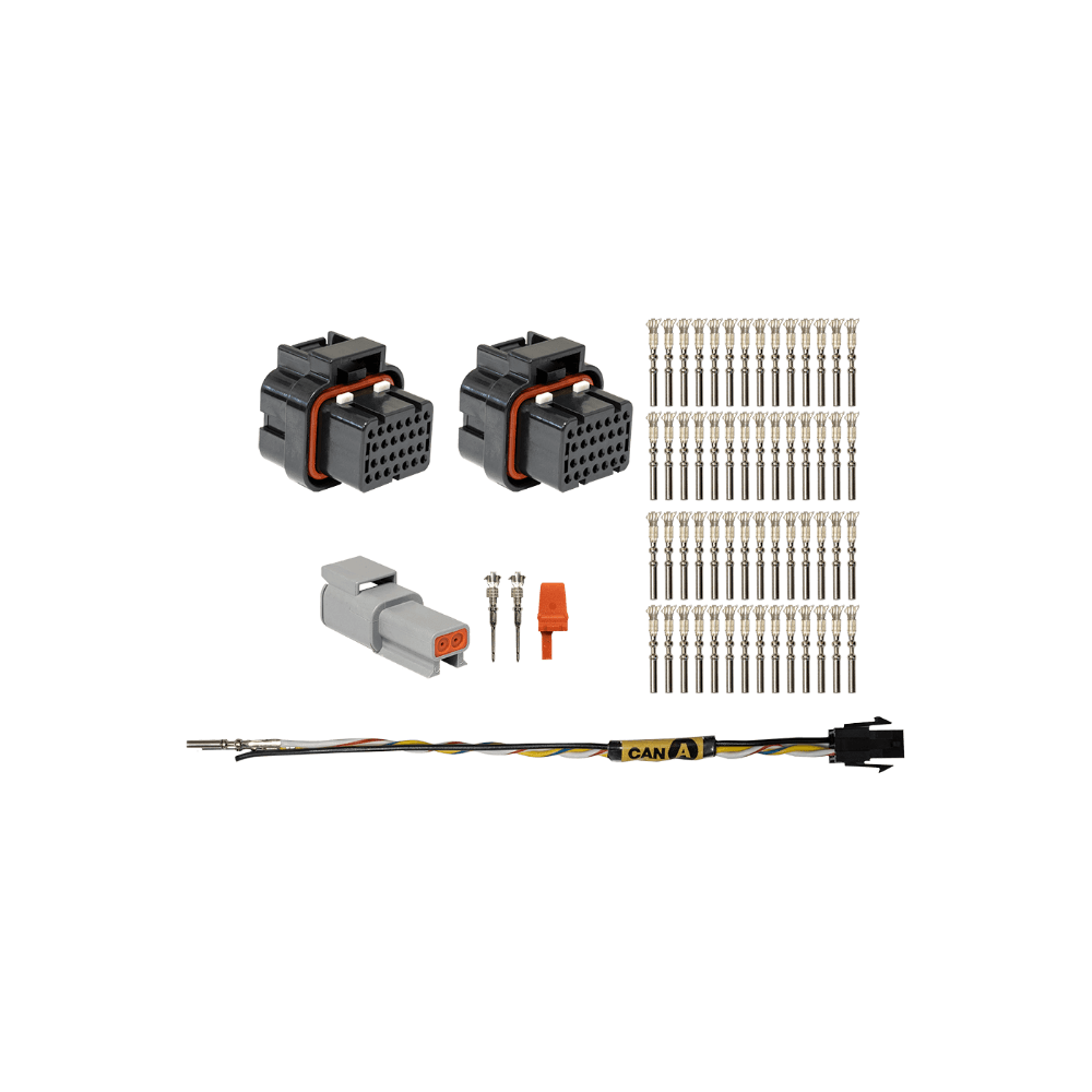 FuelTech FT550 ECU connector kit with A and B connectors and terminals