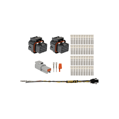 FuelTech FT550 ECU connector kit with A and B connectors and terminals
