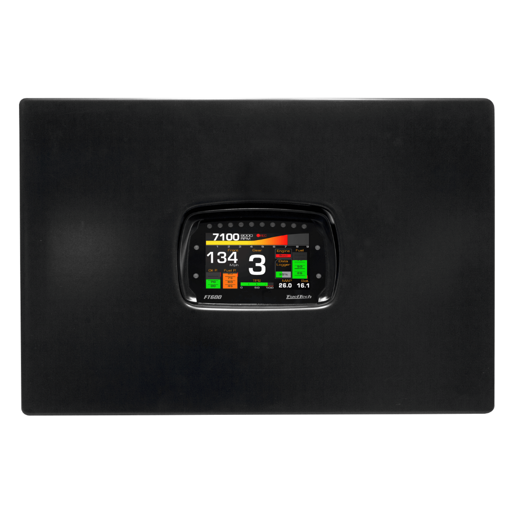 FuelTech FT600 dash insert panel rear view