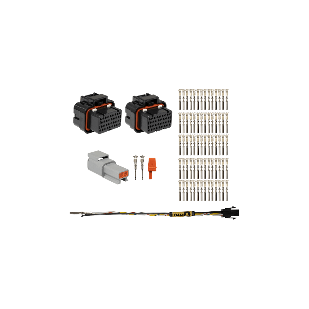 FuelTech FT600 ECU connector kit with A and B connectors and terminals