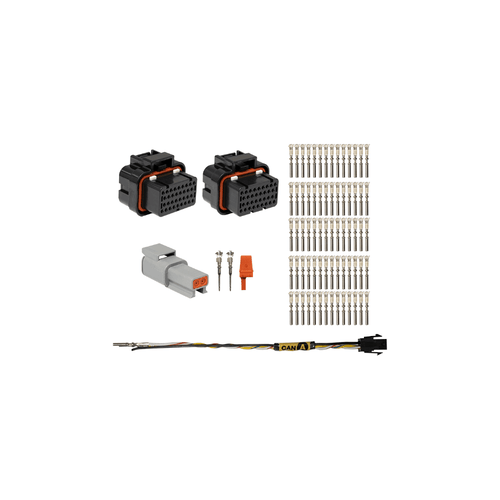 FuelTech FT600 ECU connector kit with A and B connectors and terminals