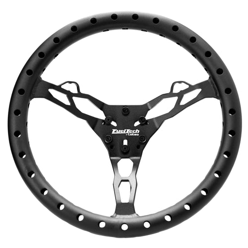 FuelTech FT DragRace aluminum steering wheel front
