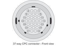 Load image into Gallery viewer, FuelTech 37-way CPC connector diagram