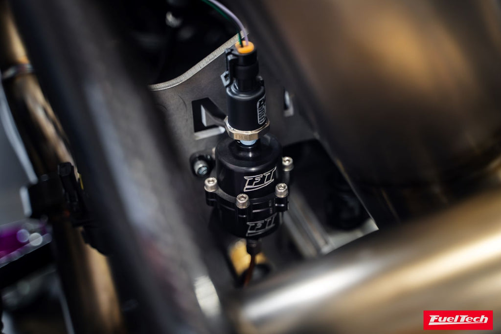 FuelTech backpressure dampening canister alternate view