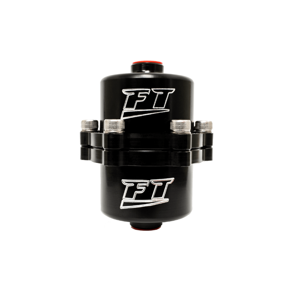 FuelTech billet backpressure dampening canister for turbo engines
