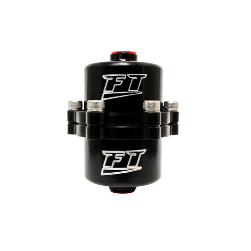 FuelTech billet backpressure dampening canister for turbo engines