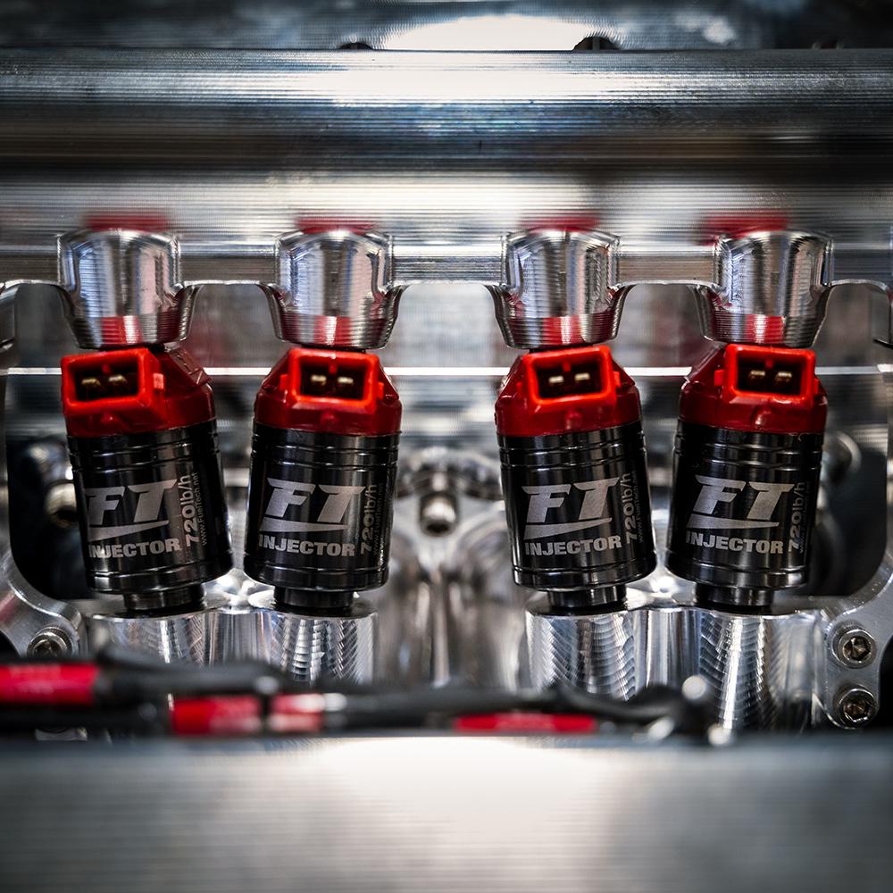FuelTech FT fuel injectors installed on a race engine