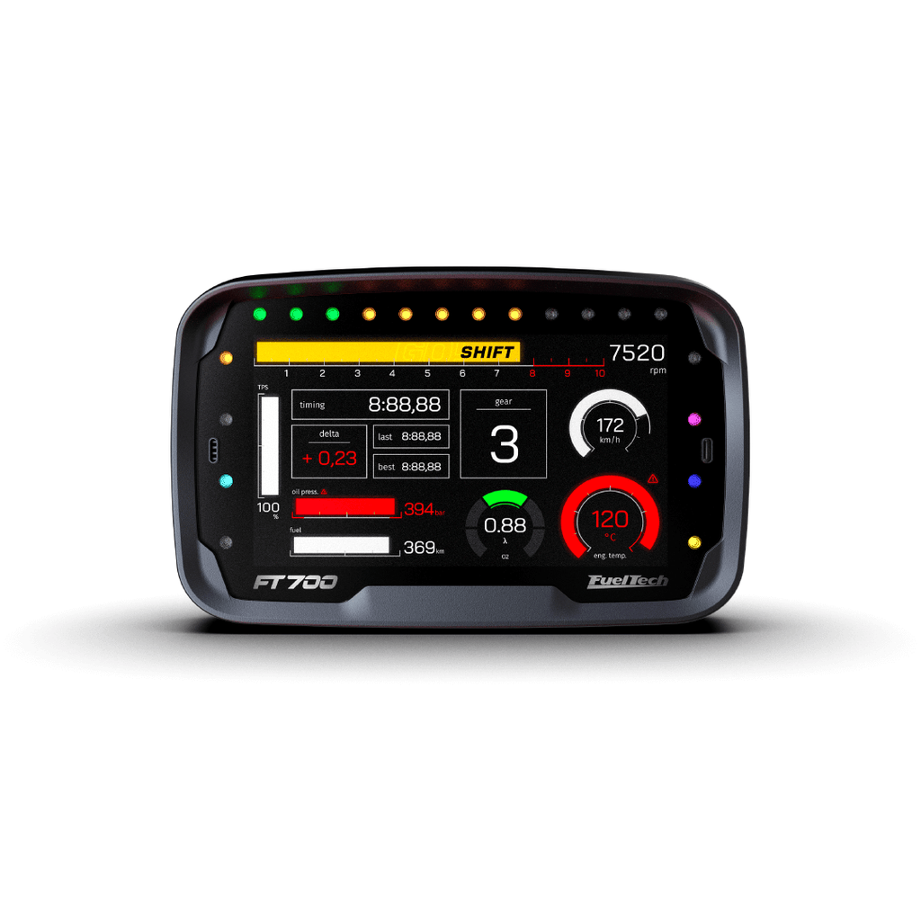 FuelTech FT700 customizable digital dash display