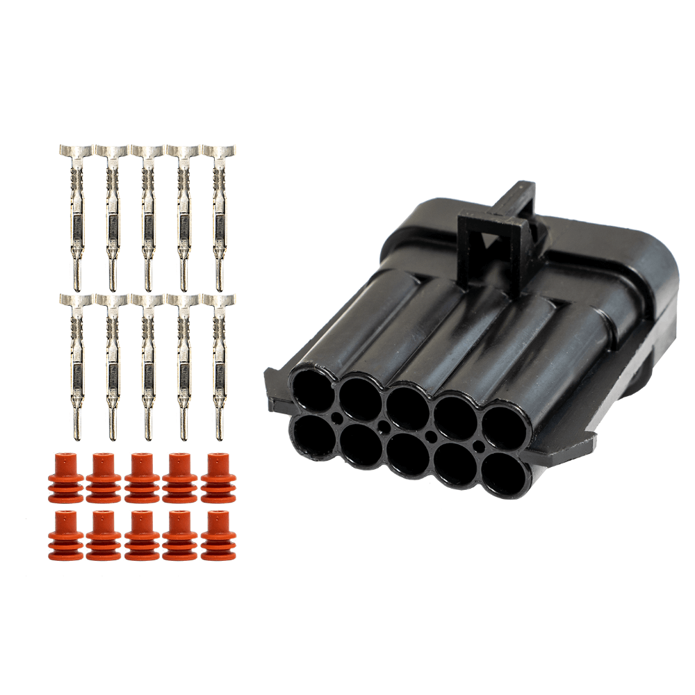 FuelTech LS550 V8 harness 10-way input connector kit