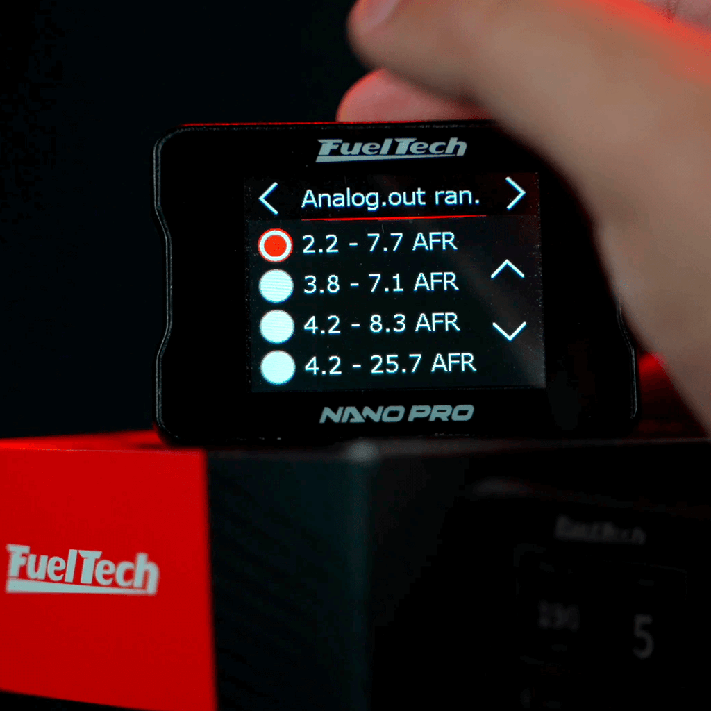 FuelTech NanoPRO color touchscreen interface