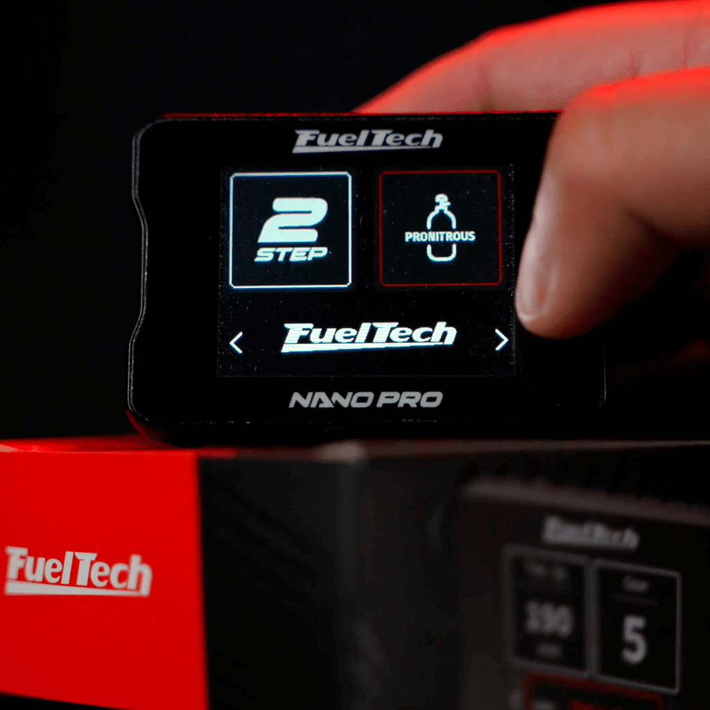 FuelTech NanoPRO wideband conditioner in race car