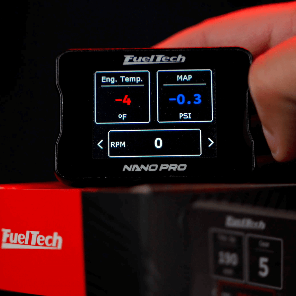 FuelTech NanoPRO gauge display screen