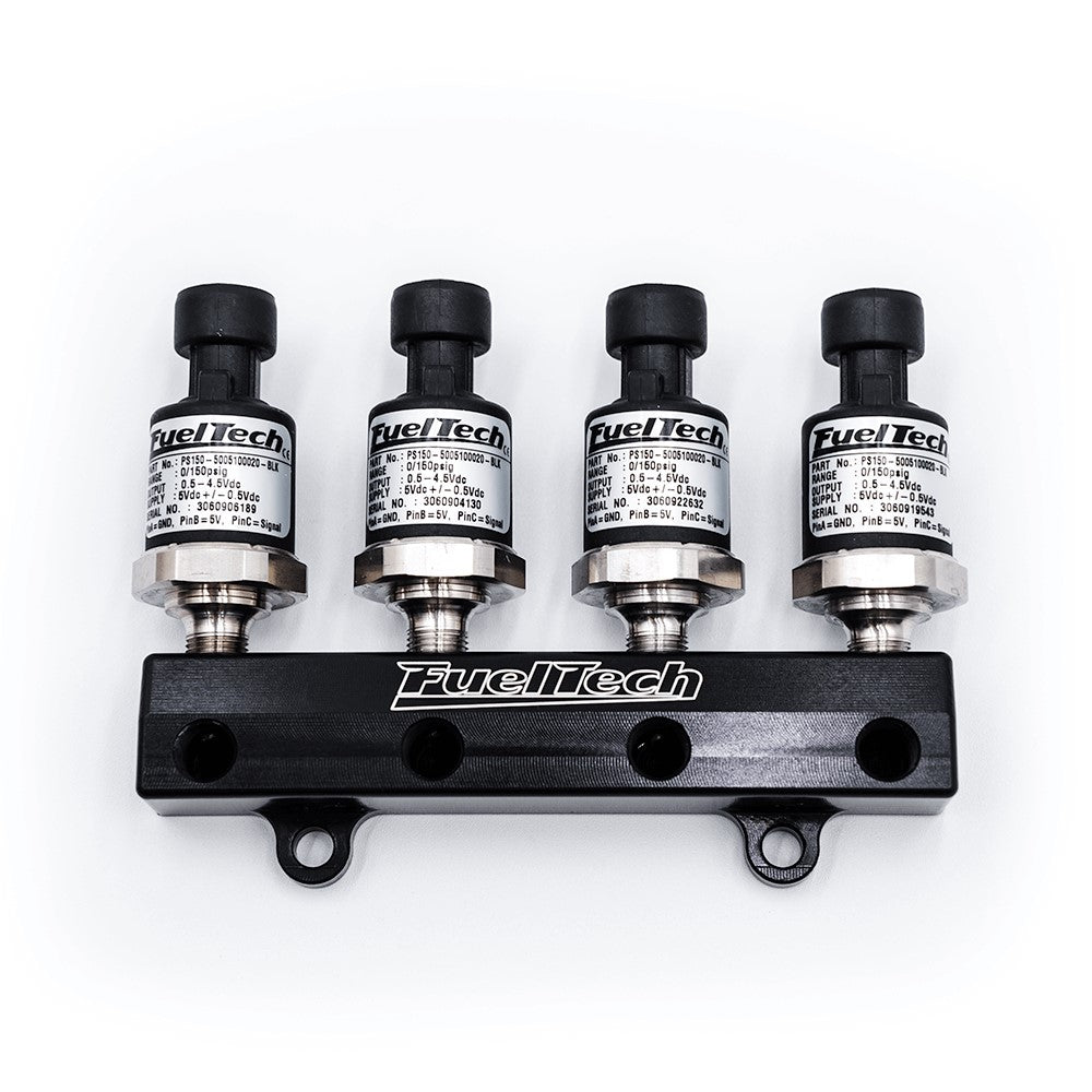 FuelTech remote pressure sensor block side view