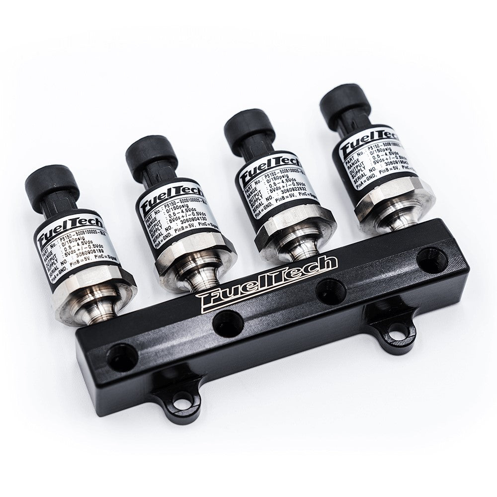 FuelTech remote pressure sensor block with sensors