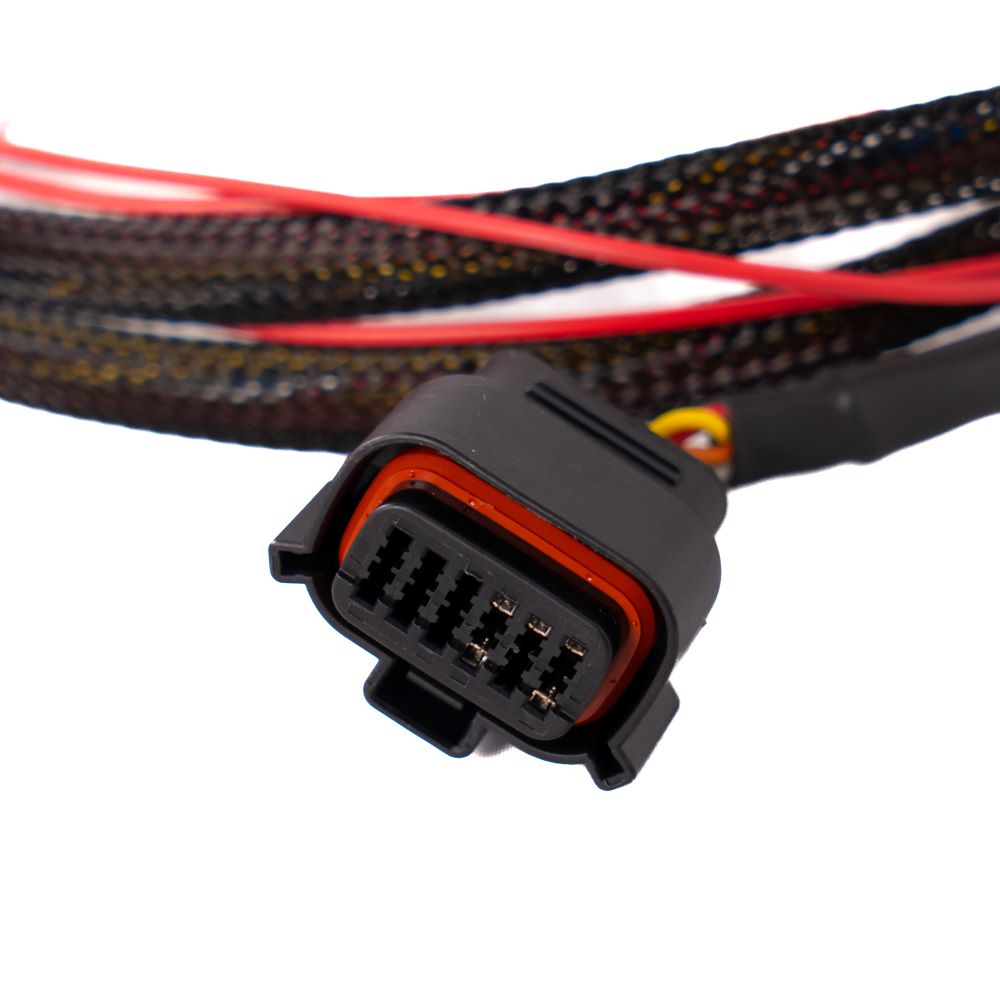 FuelTech NanoPRO connected through OBD2 adapter harness