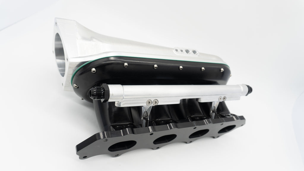 Autosports Engineering H22 H Series Billet Intake Manifold Black Silver