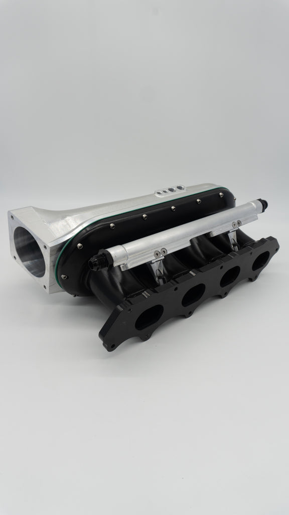 Autosports Engineering H22 H Series Billet Intake Manifold Black Silver