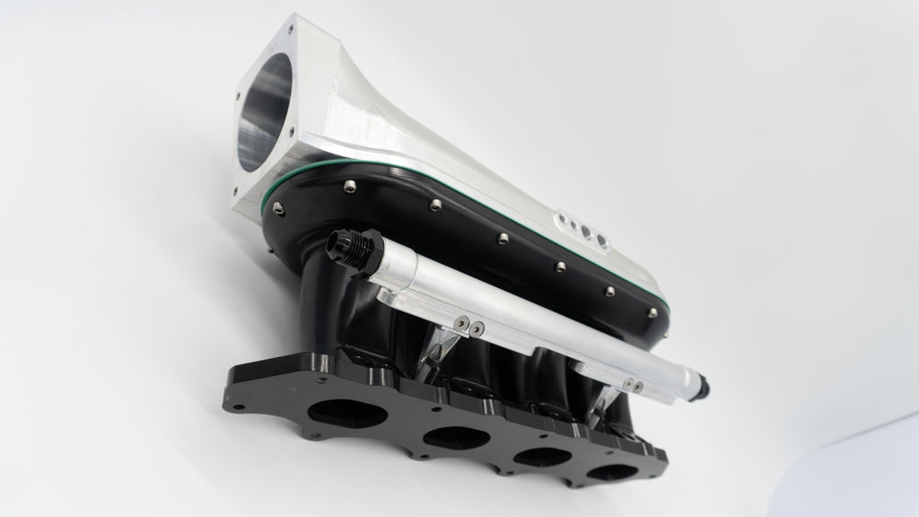 Autosports Engineering H22 H Series Billet Intake Manifold Black Silver