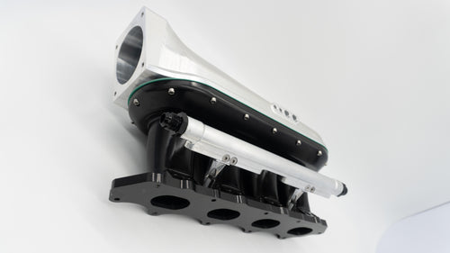 Autosports Engineering H22 H Series Billet Intake Manifold Black Silver