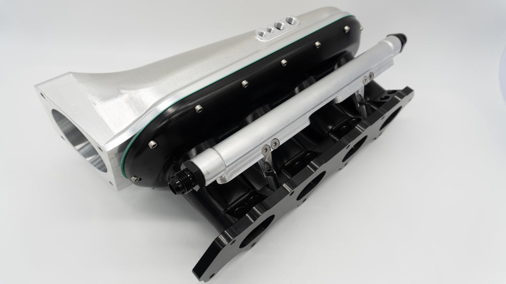 Autosports Engineering H22 H Series Billet Intake Manifold Black Silver