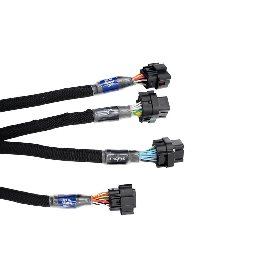 FuelTech Ford Godzilla harness labeled engine connectors