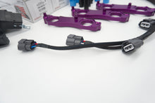 Load image into Gallery viewer, Autosports Engineering 2JZGTE Non VVTI R35 VR38 GTR Smart Coil Bracket PURPLE - TURNKEY KIT