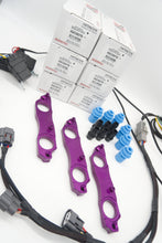 Load image into Gallery viewer, Autosports Engineering 2JZGTE Non VVTI R35 VR38 GTR Smart Coil Bracket PURPLE - TURNKEY KIT