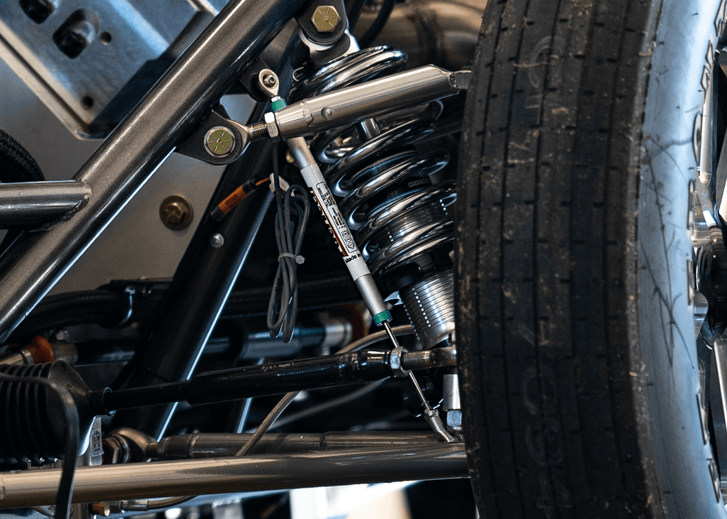FuelTech shock travel sensor PRO with heim joint ends