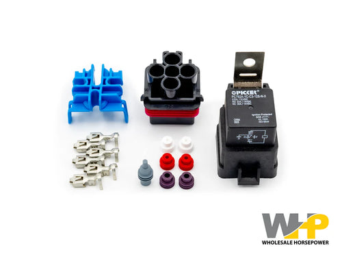ECU Master Sealed Push To Seat SPDT Relay Kit, 40A