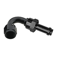 Load image into Gallery viewer, Fragola -6AN 120 Degree EZ Street Hose End Black