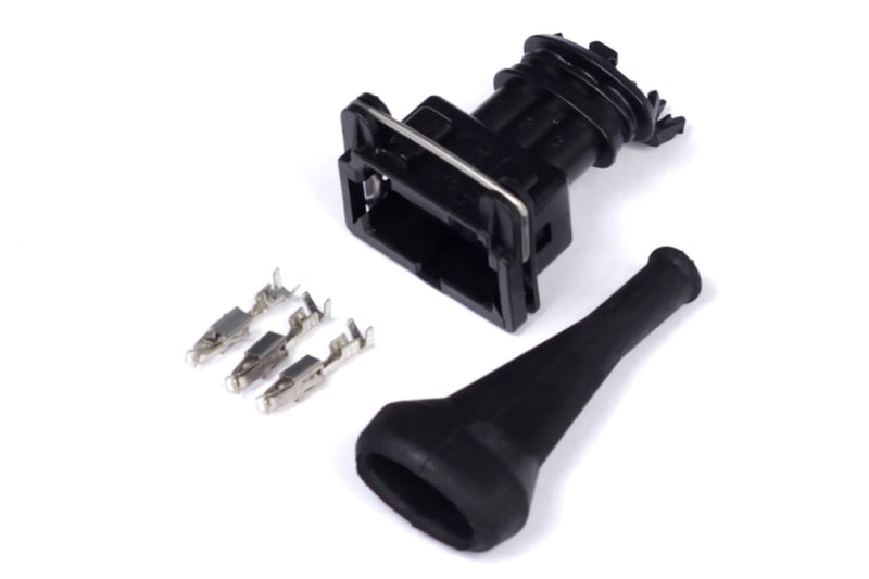 Haltech Plug and Pins Only - Bosch 3 Pin Junior Timer Female Connector - HT-030310