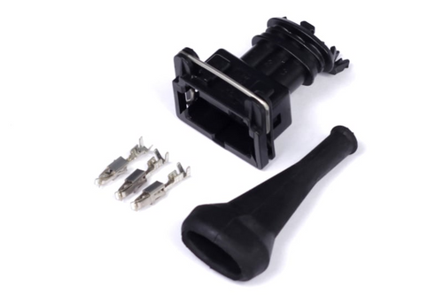 Haltech Plug and Pins Only - Bosch 3 Pin Junior Timer Female Connector - HT-030310