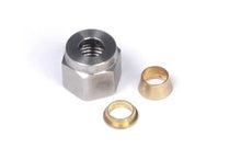 Load image into Gallery viewer, Haltech 1/4&quot; Nut and Brass Ferrule Only - HT-010808