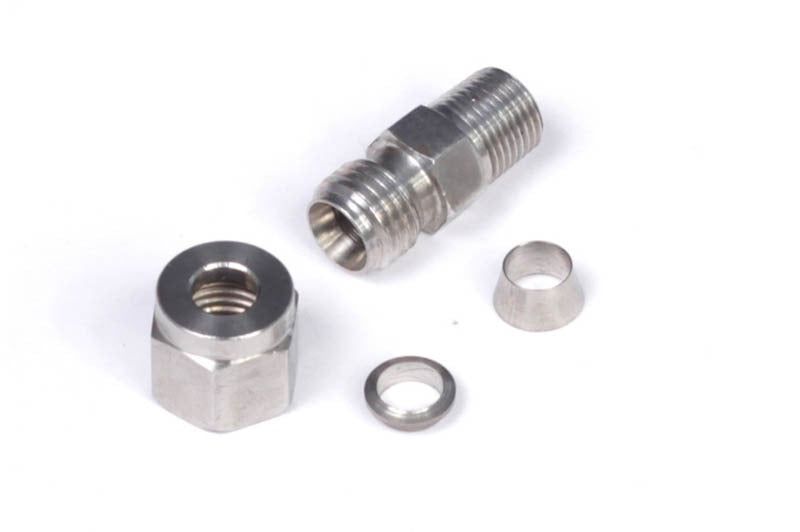 Haltech 1/4" Stainless Compression Fitting Kit Thread: 1/8 NPT - HT-010813