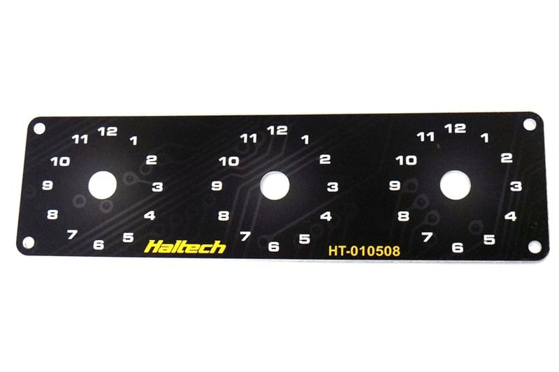 Haltech Triple Switch Panel Only - HT-010508