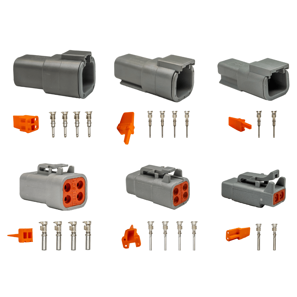 FuelTech Dual Power Driver connector kit with DTP and DTM connectors