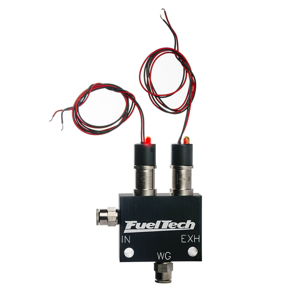 FuelTech boost controller dual valve kit assembled