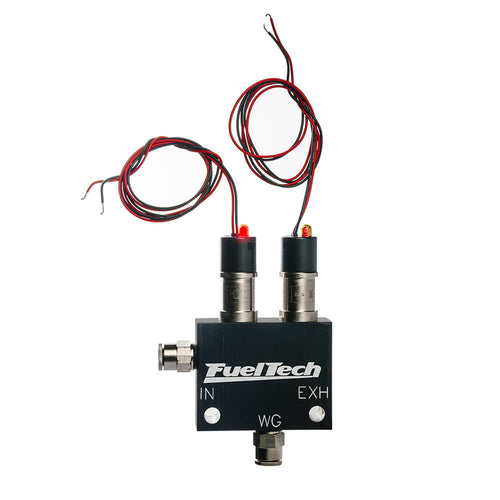 FuelTech boost controller dual valve kit assembled