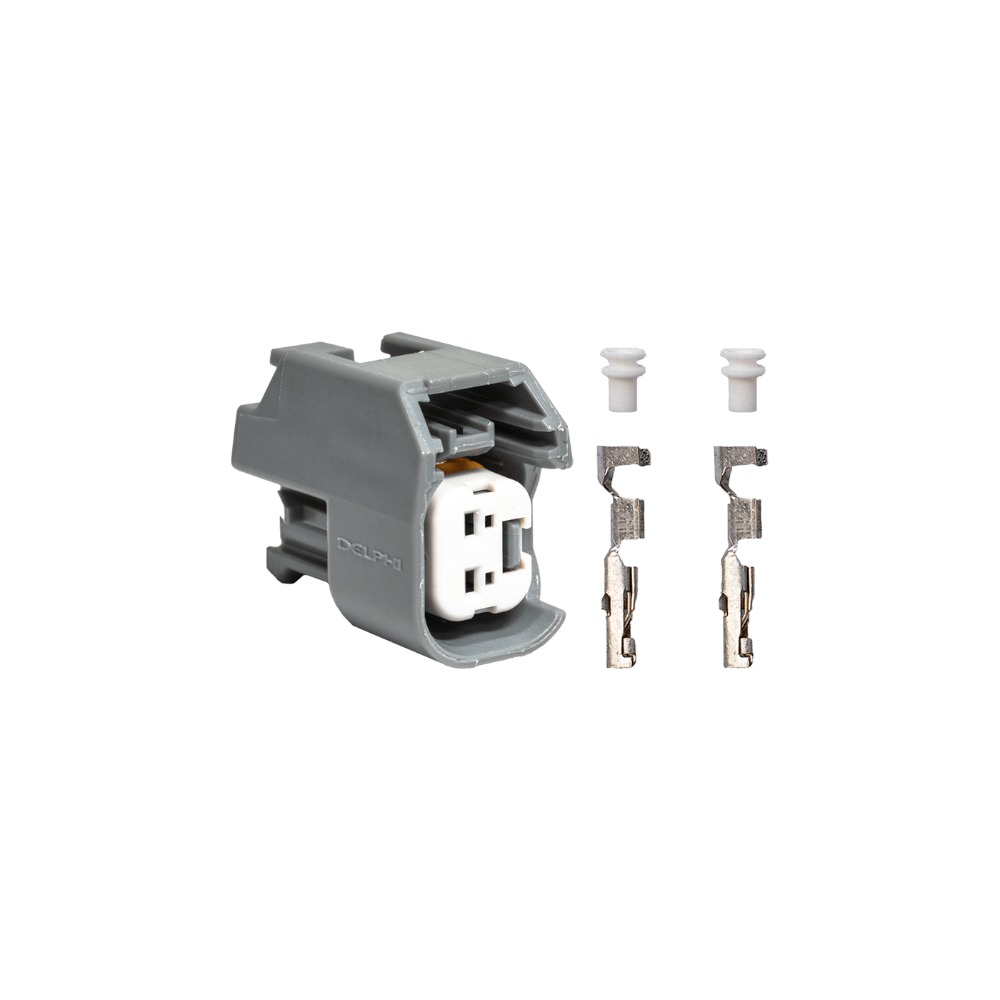FuelTech EV6 EV14 injector connector kit with terminals and seals
