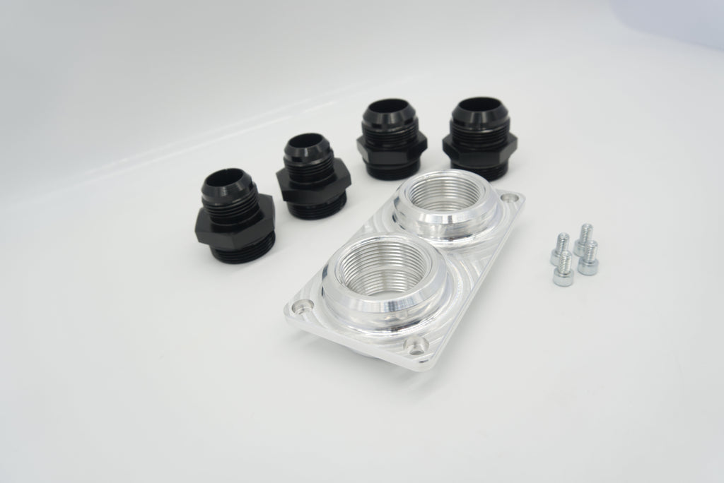 ASE Billet Firewall Plate Dual 16AN Pass Through